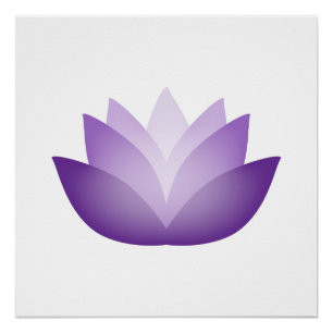 Mooie Paars Lotus Perfect Poster