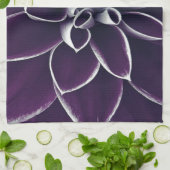 Mooie Paarse Floral Theedoek (Gevouwen)