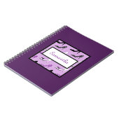 Mooie Paarse hakken Notitieboek (Linkerzijde)