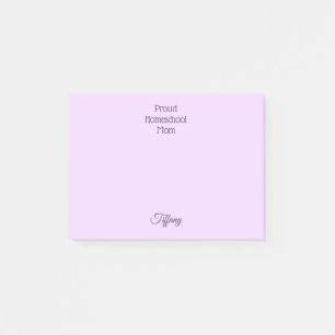 Mooie Paarse Homeschool Moeder Post-it® Notes
