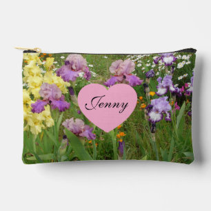 Mooie paarse iris bloem bloem foto etui