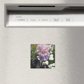 Mooie paarse iris bloem fotofotografie magneet (Insitu (Vaatwasser))