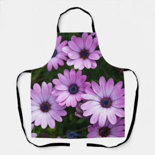 Mooie Paarse Margriet Bloem Voor Vrouwen Schort