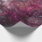 Mooie paarse nebula cadeaupapier (Hoek)