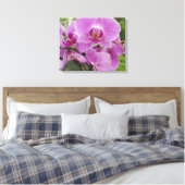Mooie paarse orchidee in volle bloei. canvas afdruk (Insitu (Slaapkamer))