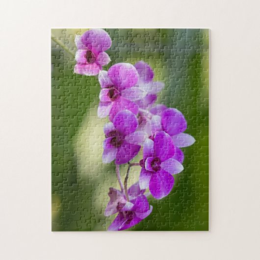 Mooie Paarse orchidee Legpuzzel (Verticaal)