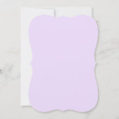 Mooie Paarse overweging Kaart (Achterkant)