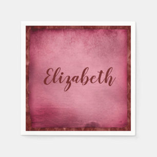 Mooie paarse personaliseren servet