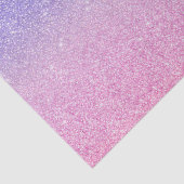 Mooie Paarse Roze Glitter Ombre Tissuepapier (Detail)