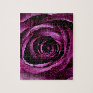 Mooie Paarse Rozen die de kleerschotel vormen Legpuzzel