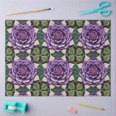 Mooie Paarse Rozen Trendy Collectie Tissuepapier (Craft)