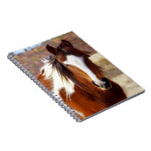 Mooie, paarse siernotebooks met verf notitieboek (Rechterzijde)