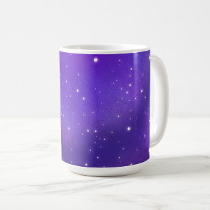 Mooie Paarse Sterrenhemel Galaxy Art Koffiemok
