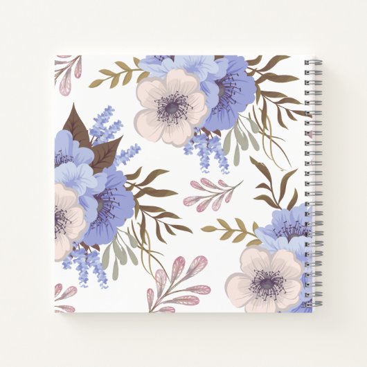 Mooie Paarse ventilator Notitieboek (Achterkant)