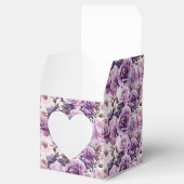 Mooie Paarse Wildbloemen Bedankdoosjes (Geopend)