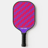 Mooie Paarse Workout Pro Pickleball Paddle (Achterkant)