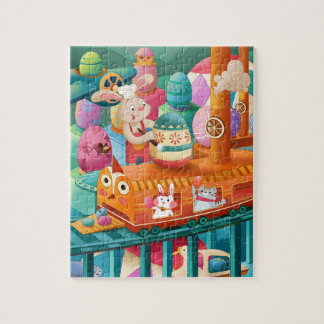 Mooie Paasei Fabriek Legpuzzel