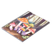 Mooie Paddenstoelen | Waterverf Bos Notitieboek (Linkerzijde)
