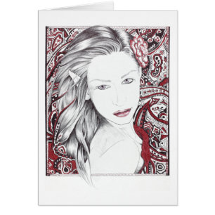 Mooie Paisley Vrouw Elf