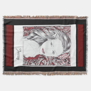 Mooie Paisley Vrouw Elf Deken