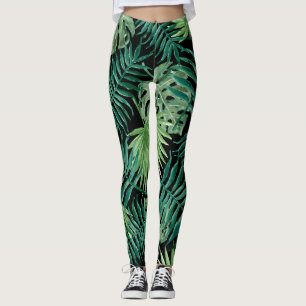 Mooie palmbladeren leggings