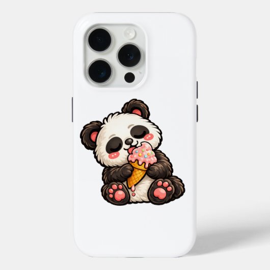 Mooie Panda Ijs Case-Mate iPhone Case (Achterkant)