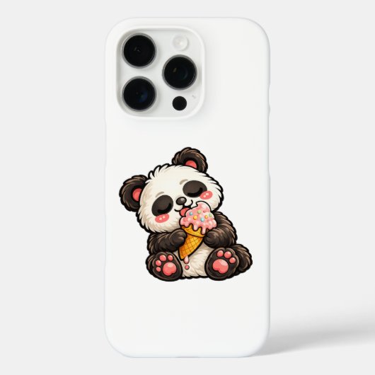 Mooie Panda Ijs Case-Mate iPhone Case (Achterkant)
