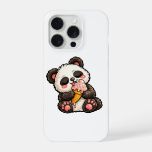 Mooie Panda Ijs iPhone 15 Pro Hoesje