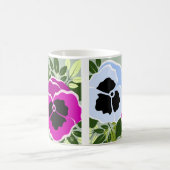 Mooie Pansy Flower Koffiemok (Center)