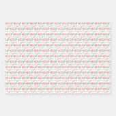 Mooie papierbladen met vinkmarkering inpakpapier vel (Voorkant 2)