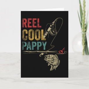 Mooie Pappy Vis Visserij Shirt Vaderdag Kaart