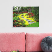 Mooie Park Bloemen Foto Canvas Afdruk (Insitu (Woonkamer))
