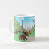 Mooie Park World's Best Dog Walker Koffiemok (Voorkant links)