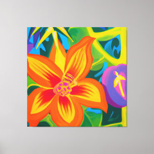 Mooie passiefschilderij canvas afdruk