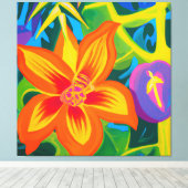 Mooie passiefschilderij canvas afdruk (Insitu (Houten vloer))