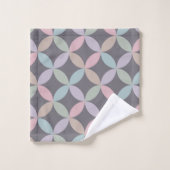 Mooie pastel Abstract geometrisch Bad Handdoek (Wasdoekje)