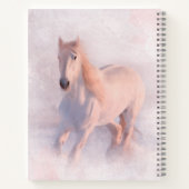 Mooie Pastel Horse Notitieboek (Achterkant)