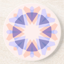 Mooie Pastel Paarse Perzik Ster Eclectische Kitsch