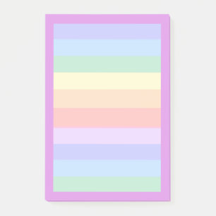 Mooie Pastel Regenboog Achtergrond Post-it® Notes