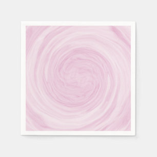 Mooie Pastel Roze Draaikolk Servet