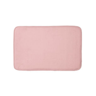 Mooie Pastel Roze Koraal Monogram Patroon Badmat