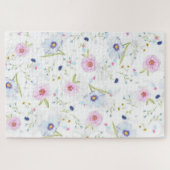Mooie Pastelkleuren Bloemige Puzzels  (Horizontaal)