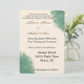 Mooie Pauwenveren Kaart (Staand voorkant)