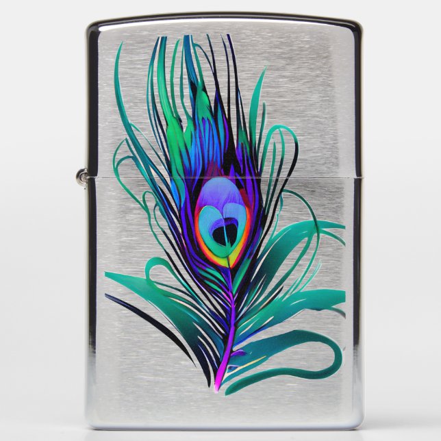Mooie Peacock Feather (Voorkant)