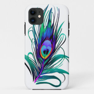Mooie Peacock Feather iPhone 11 Hoesje