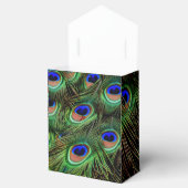 Mooie Peacock Feathers Bedankdoosjes (Geopend)