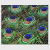 Mooie Peacock Feathers Cadeaupapier (Vlak)