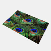 Mooie Peacock Feathers Deurmat (Schuin)