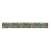 Mooie Peacock Feathers Grosgrain Lint (Voorkant)