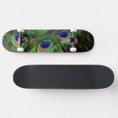 Mooie Peacock Feathers Skateboard (Horizontaal)